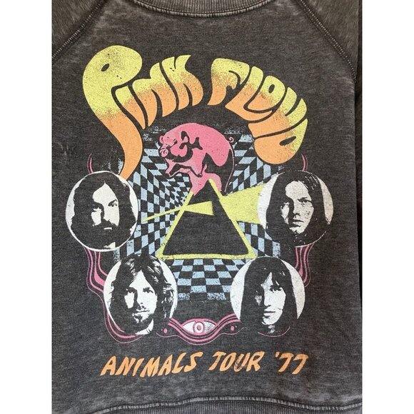 Pink Floyd Animals Tour ‘77 Light Sweatshirt by Recycled Karma brand. Size XS - Picture 2 of 9